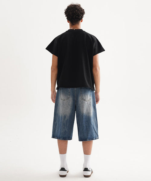 ショート丈半袖Tシャツ / 14485
