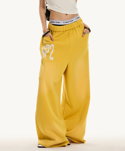 ワイドシルエットロゴスウェットパンツ / 15228