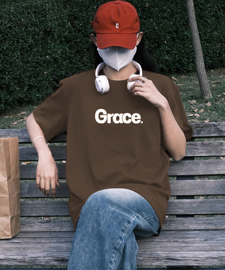 GraceロゴプリントTシャツ / 14565