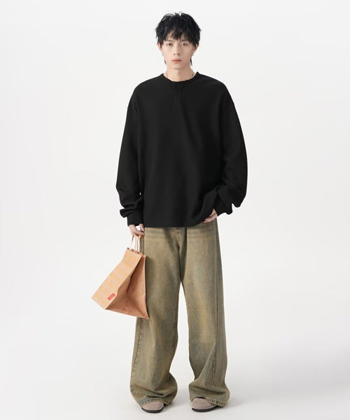 ヘンリーネックロンT / 15134