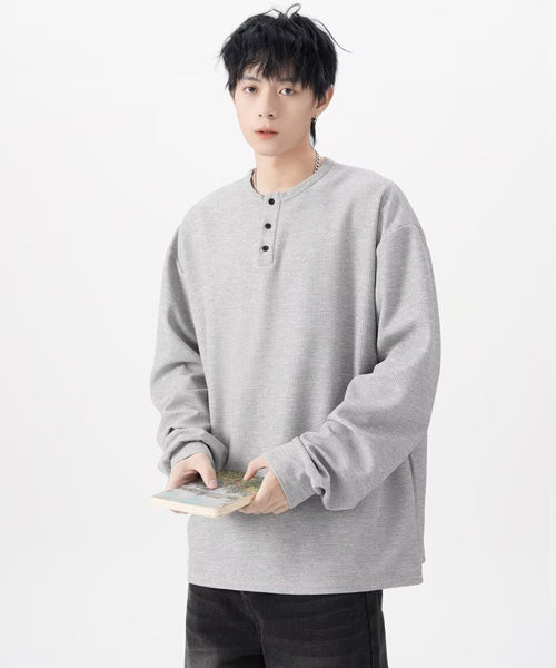 ヘンリーネックロンT / 15134