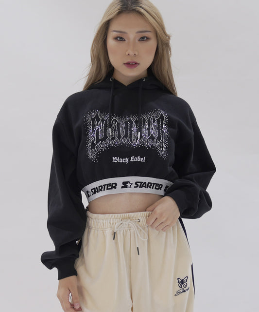 STARTER BLACK LABEL 裏起毛ショート丈パーカー/14074