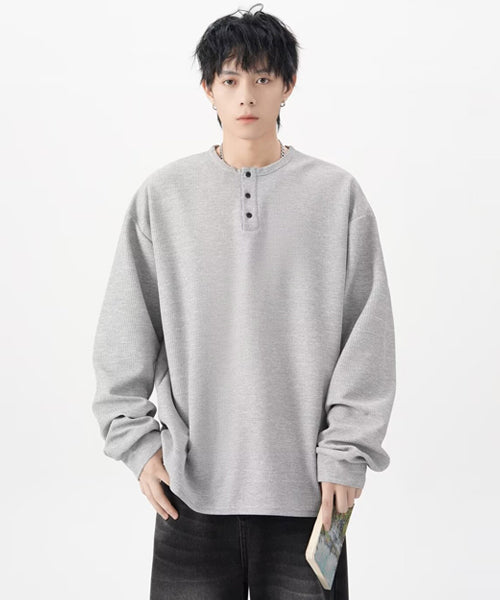 ヘンリーネックロンT / 15134