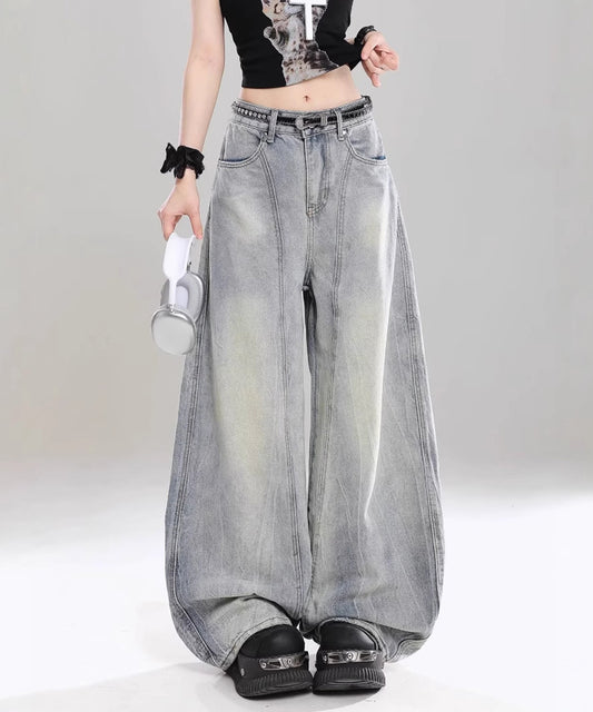 センターシームワイドデニムパンツ / 15082