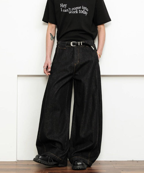 カーブワイドデニムパンツ / 15085