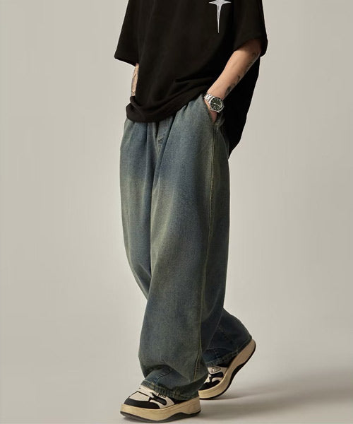 ワイドバルーンイージーデニムパンツ / 15498