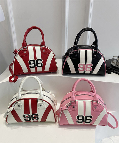 レトロスポーティ配色ショルダーバッグ / 15203