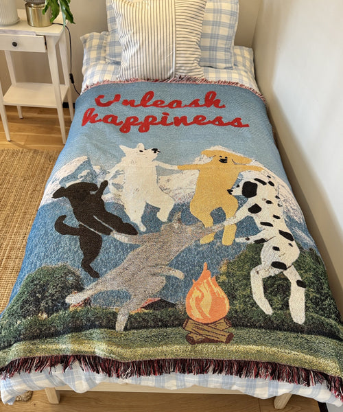 アニマル柄ラグ ブランケット / 15740