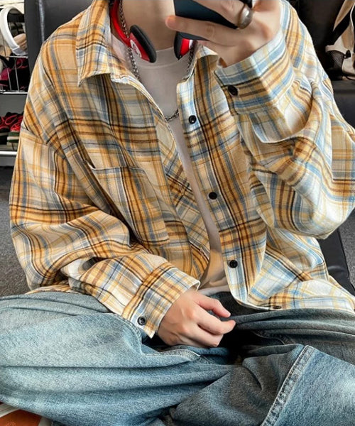 チェック柄シャツ / 14353