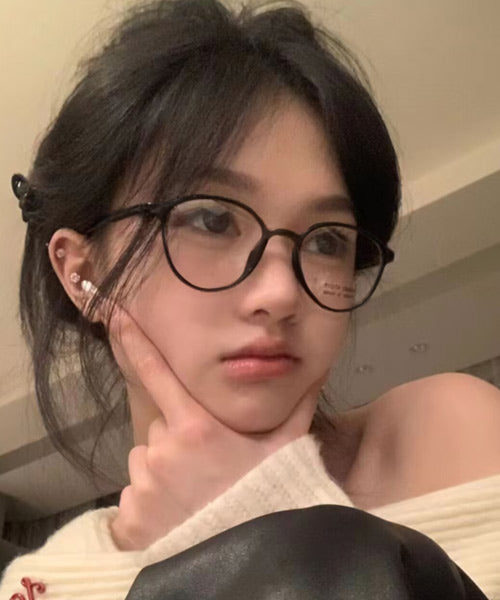 細フレームボストンメガネ / 15098