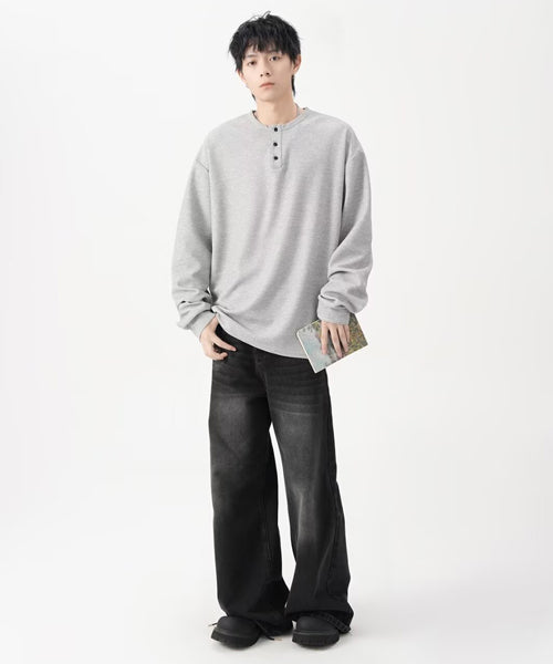 ヘンリーネックロンT / 15134