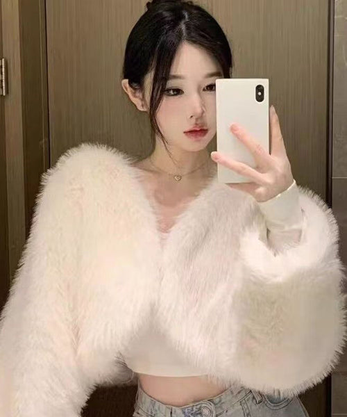 ショートフェイクファージャケット / 15278