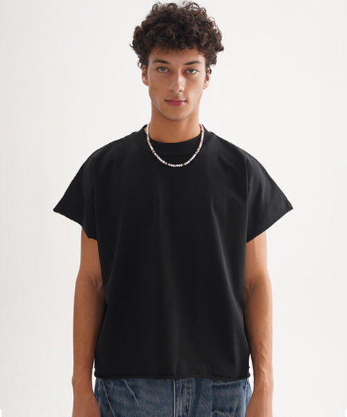 ショート丈半袖Tシャツ / 14485