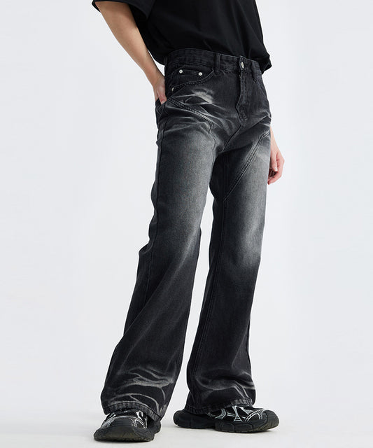 フレアデニムパンツ/14092