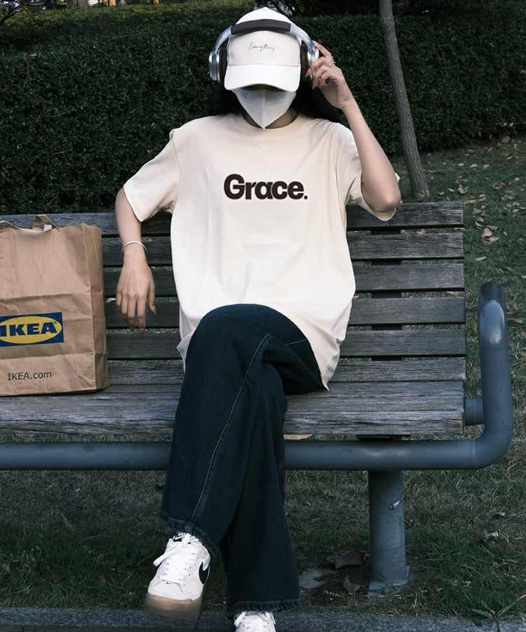 GraceロゴプリントTシャツ / 14565