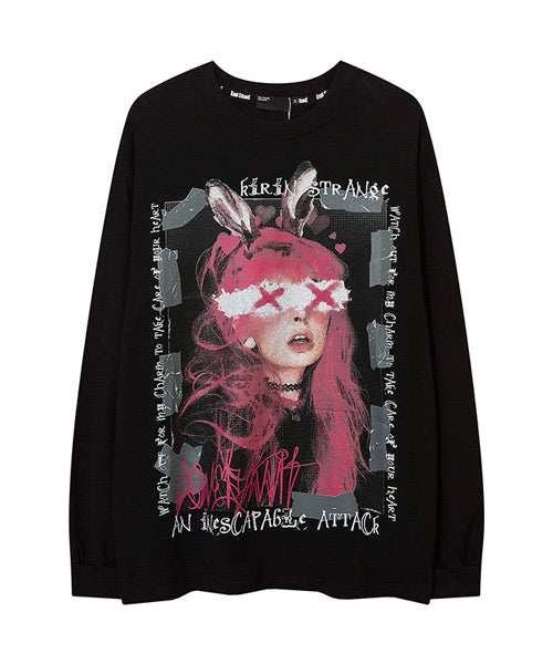 バニーガールプリントロンT / 15763