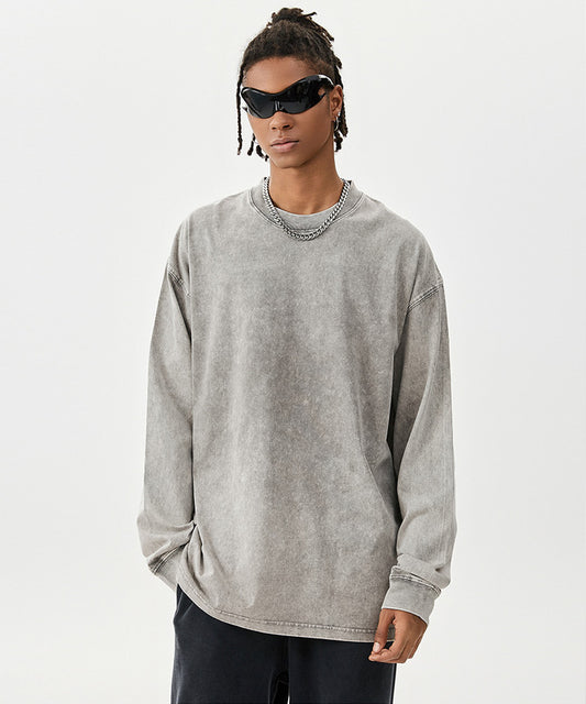 ピグメント加工ロンT / 14487