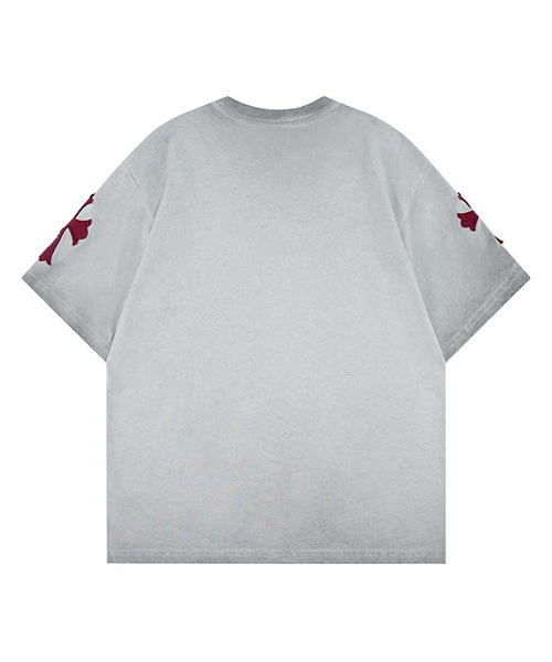 クロス刺繍ロゴTシャツ / 15794