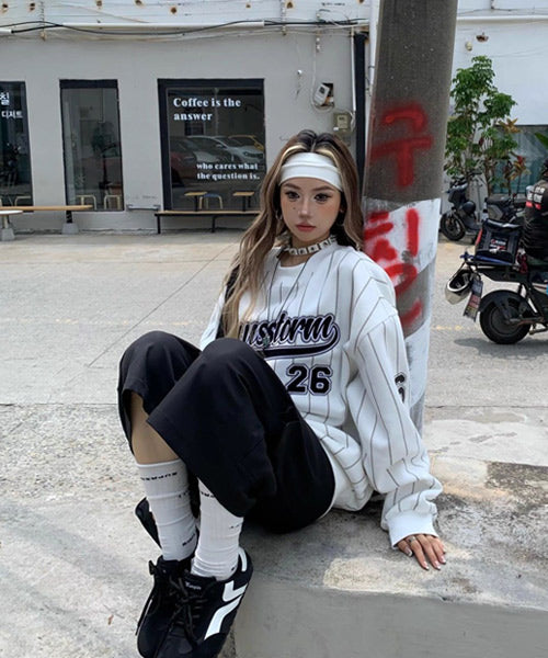 オーバーサイズゲームシャツスウェット / 15208