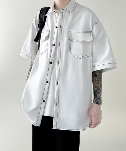 ステッチ半袖シャツ / 14706