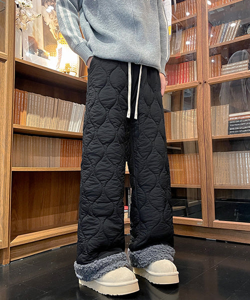 裾ボアキルティングイージーパンツ / 15242