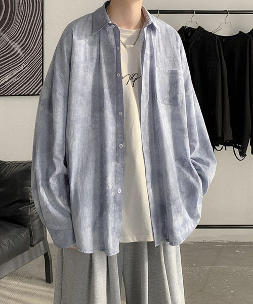 タイダイ柄長袖シャツ / 15165