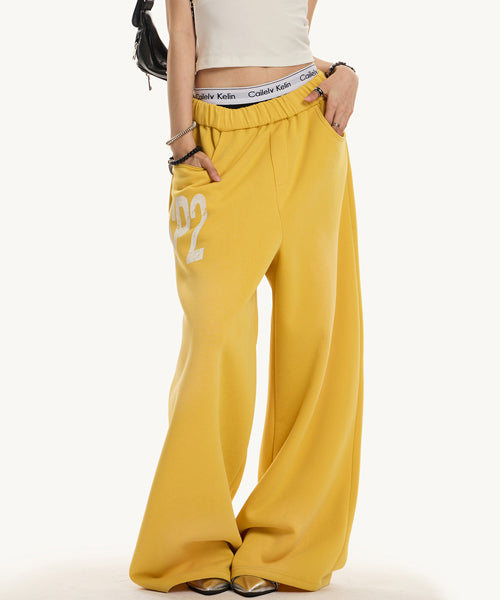 ワイドシルエットロゴスウェットパンツ / 15228