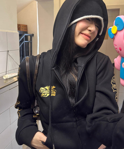 バックプリントスウェットジップパーカー / 15331