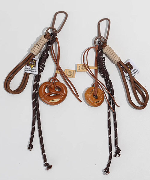 チョコレート ドーナツ カラビナ付きチャーム / 15309