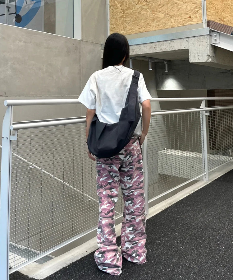 ピンクカモフラージュ柄カーゴパンツ / 15034