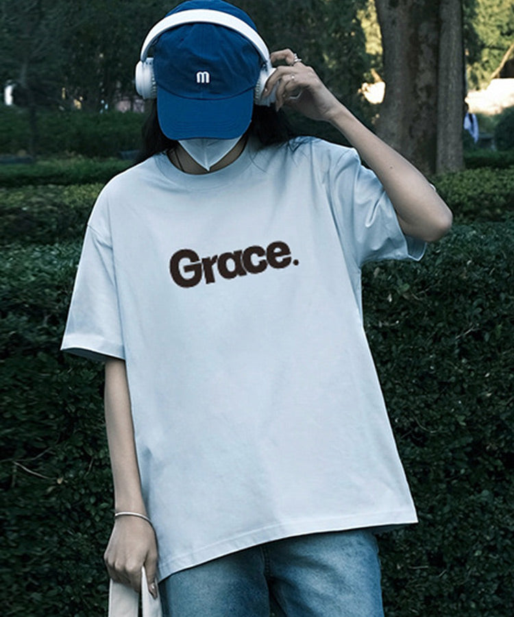 GraceロゴプリントTシャツ / 14565