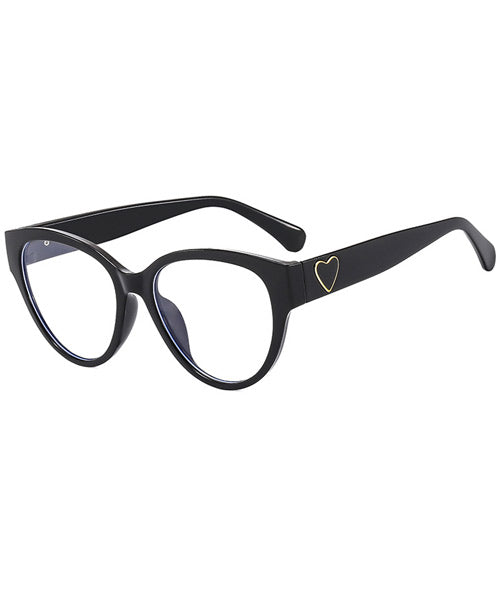 ハートビッグフレームメガネ / 15099