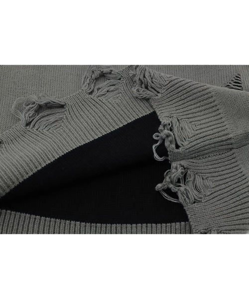 ダメージ加工ニット / 14267