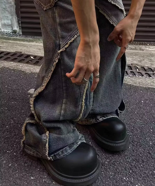 フリンジルーズデニムパンツ / 14999