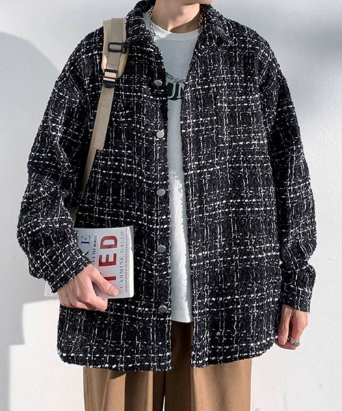 ツイードライクシャツジャケット / 15166