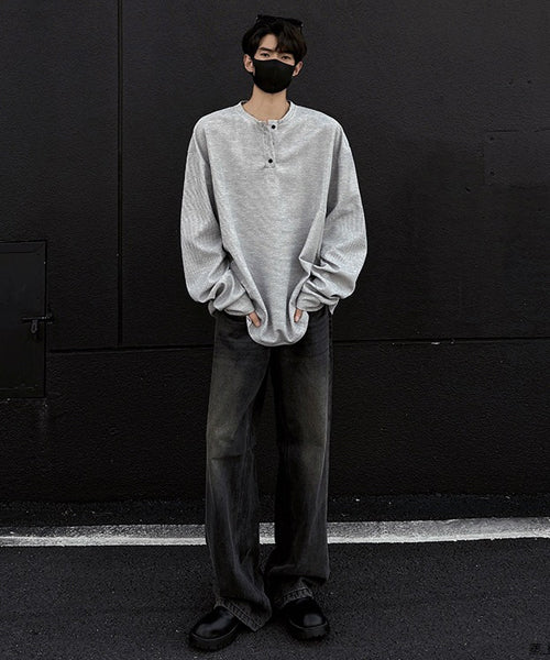 ヘンリーネックロンT / 15134