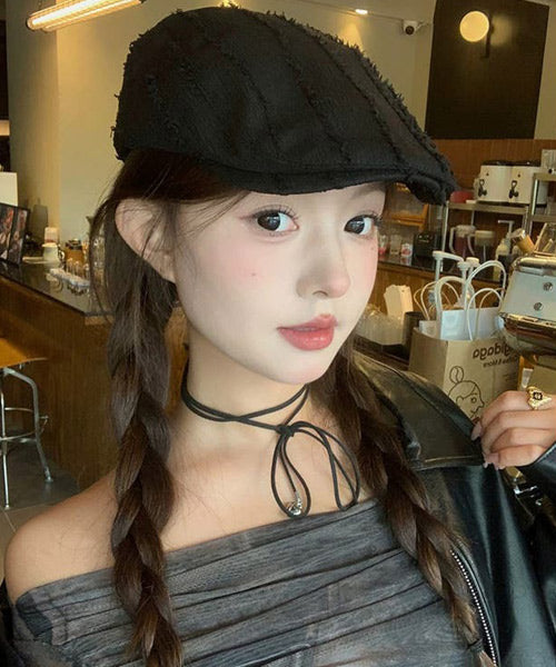 ストライプフリンジハンチング帽 / 14971