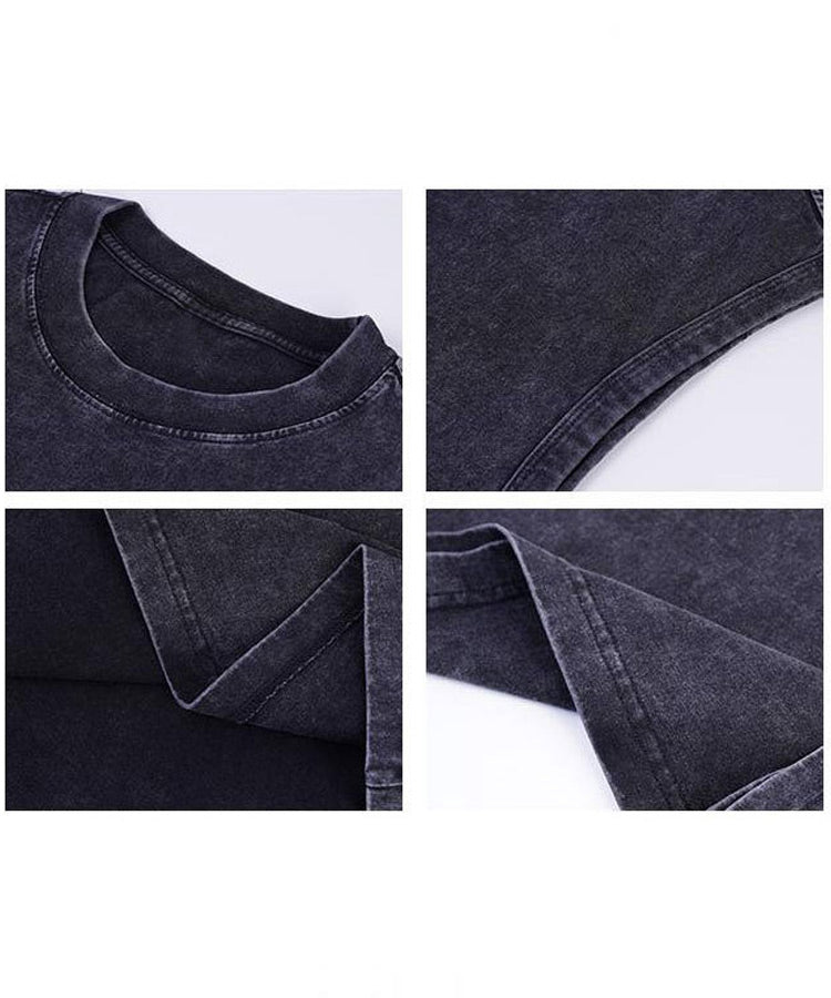 ピグメント加工ノースリーブTシャツ / 14596