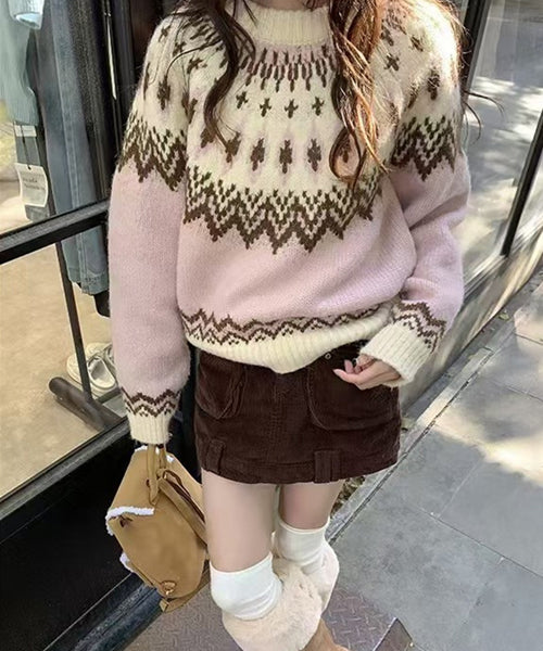 ノルディック柄ニット / 15320