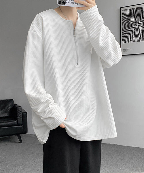 ハーフジップロンT / 15211