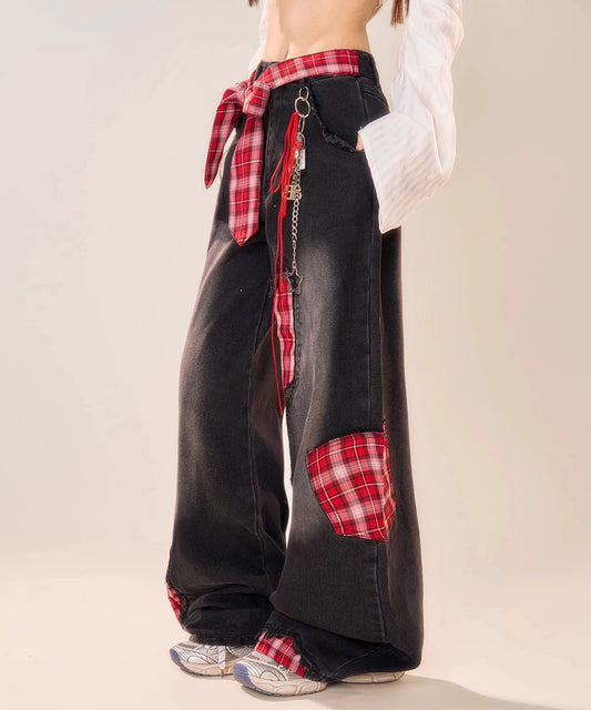 ヴィンテージライクワイドデニムパンツ / 15029