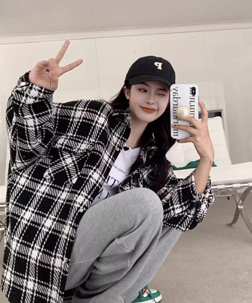 チェック柄シャツジャケット / 15239