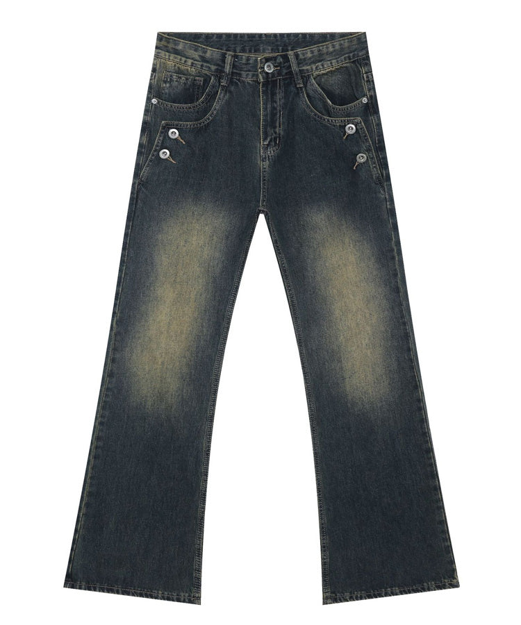 フレアデニムパンツ/14228