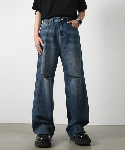 ダメージデニムパンツ/12589