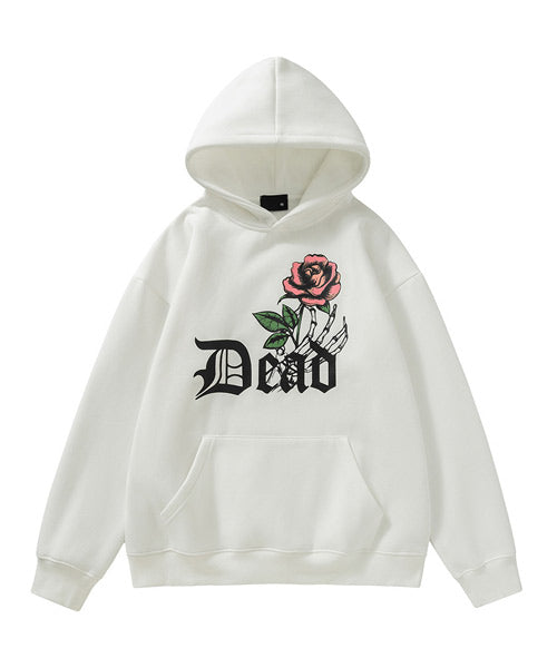 ローズプリントスウェットパーカー/14042