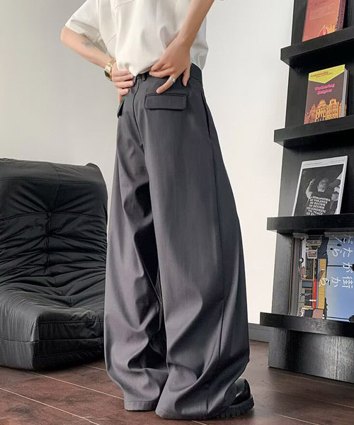 ルーズシルエットタックスラックスパンツ / 15406