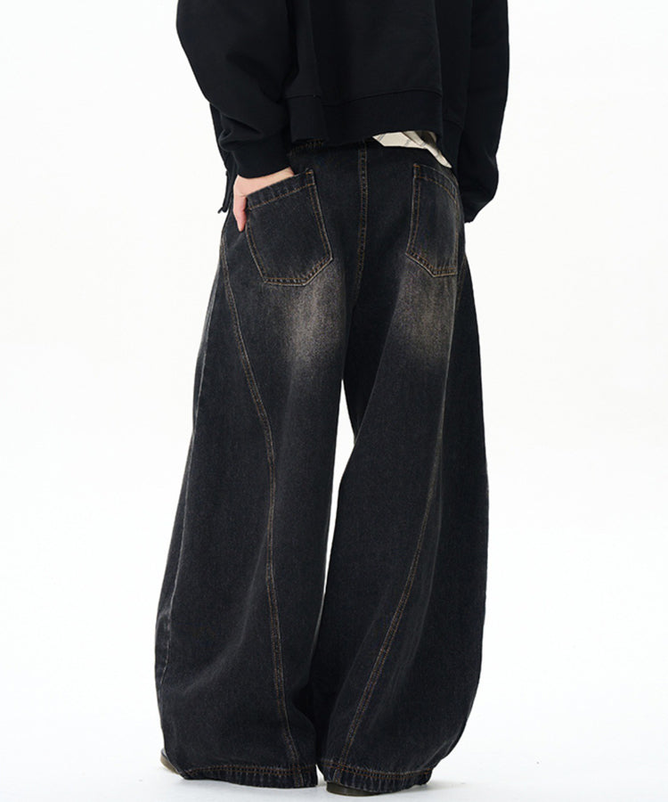 ワイドカーブデニムパンツ / 15028
