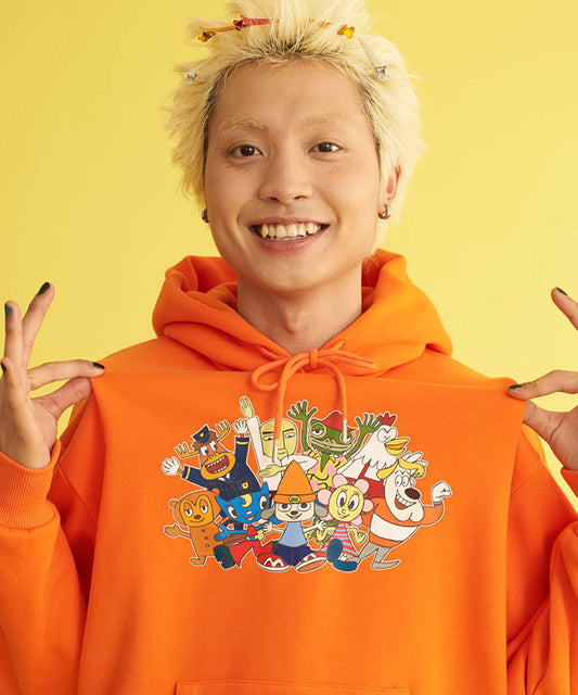 パラッパオールスタープリントフーデッドパーカー/13968