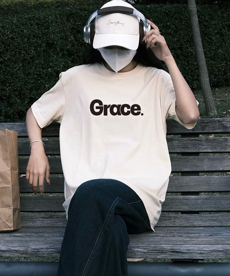 GraceロゴプリントTシャツ / 14565