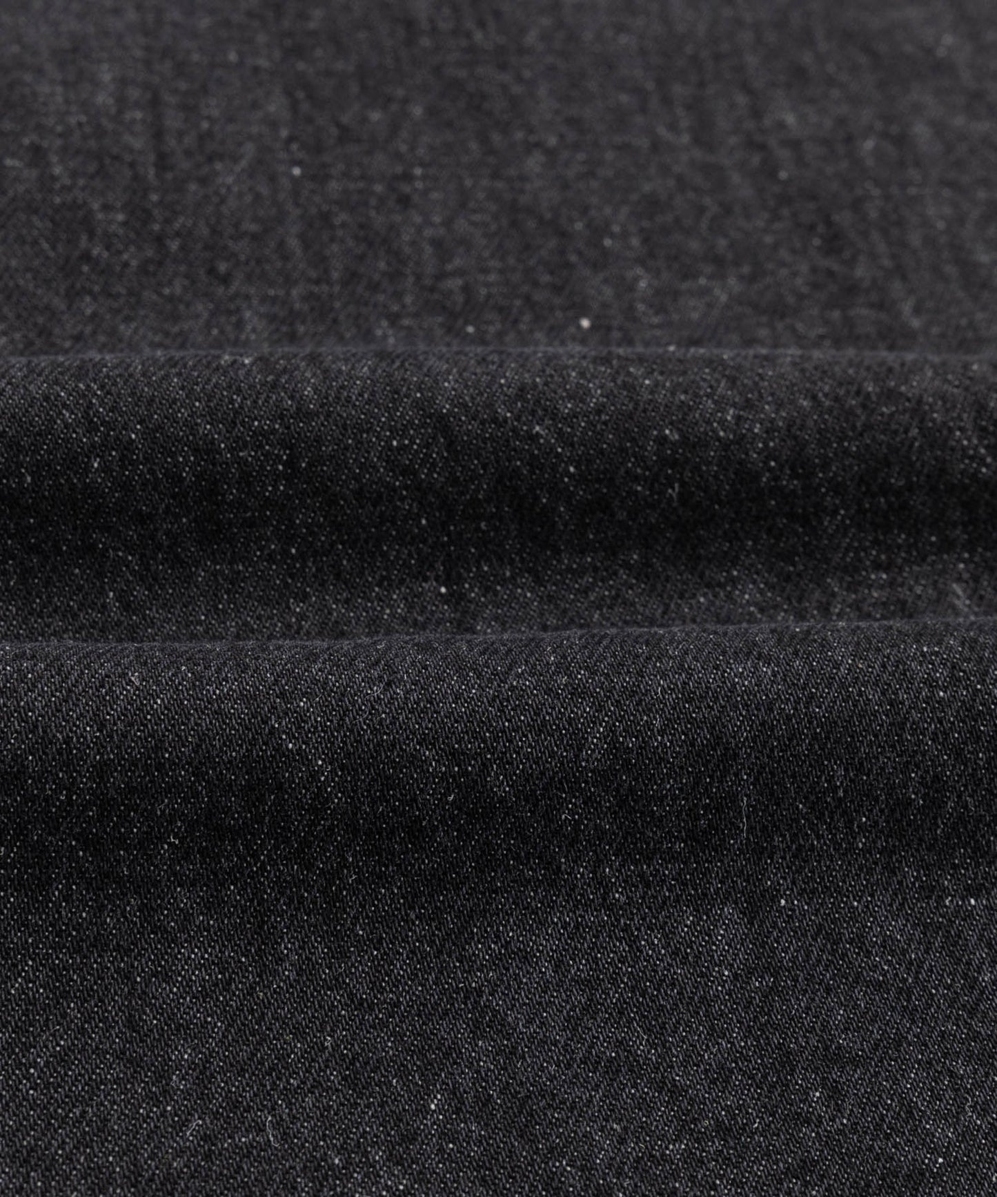 ダメージ加工ブラックワイドデニムパンツ